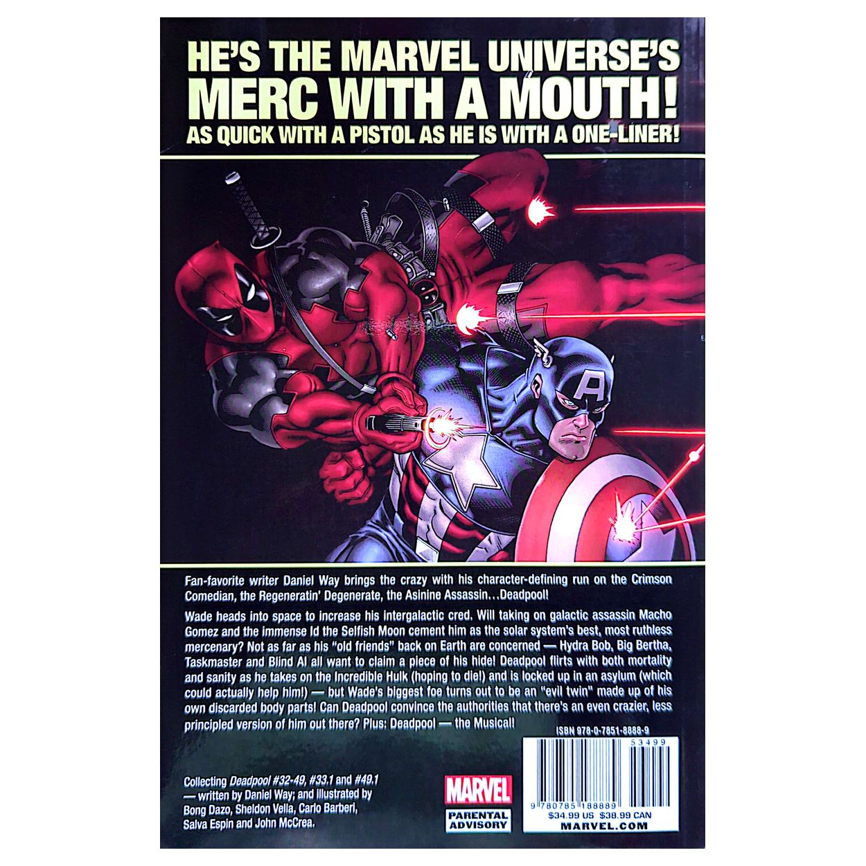 Marvel - Deadpool Complete Collection by Daniel Way Vol 3 (Used)