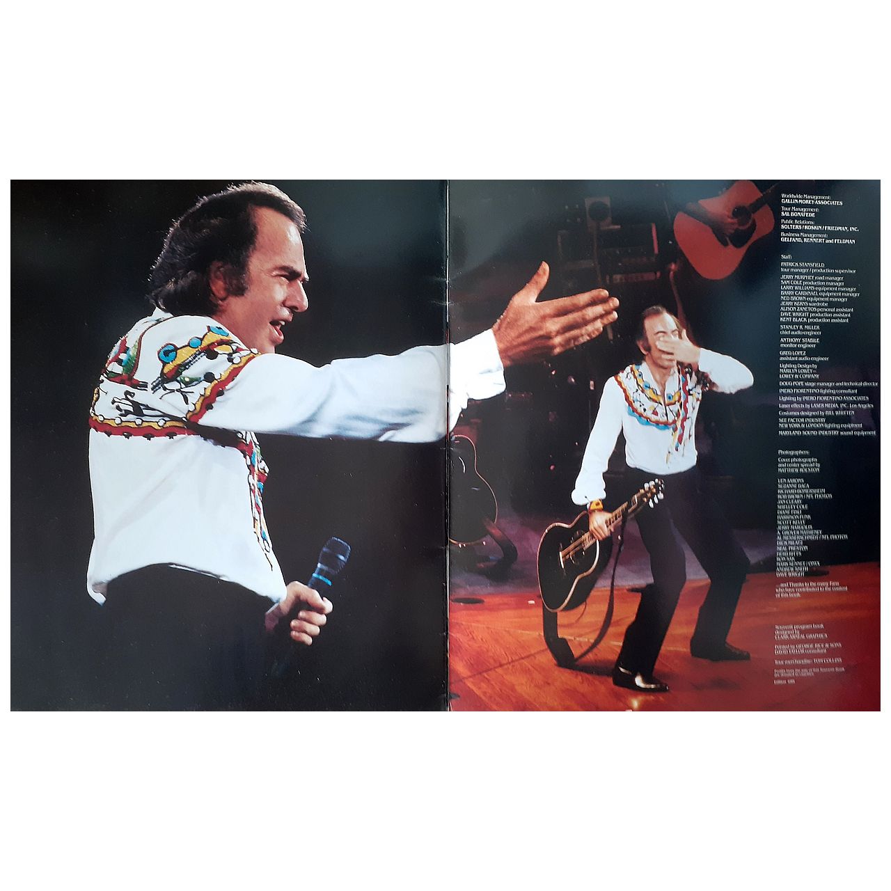 Neil Diamond - Diamond Original 1988 Concert Tour Program