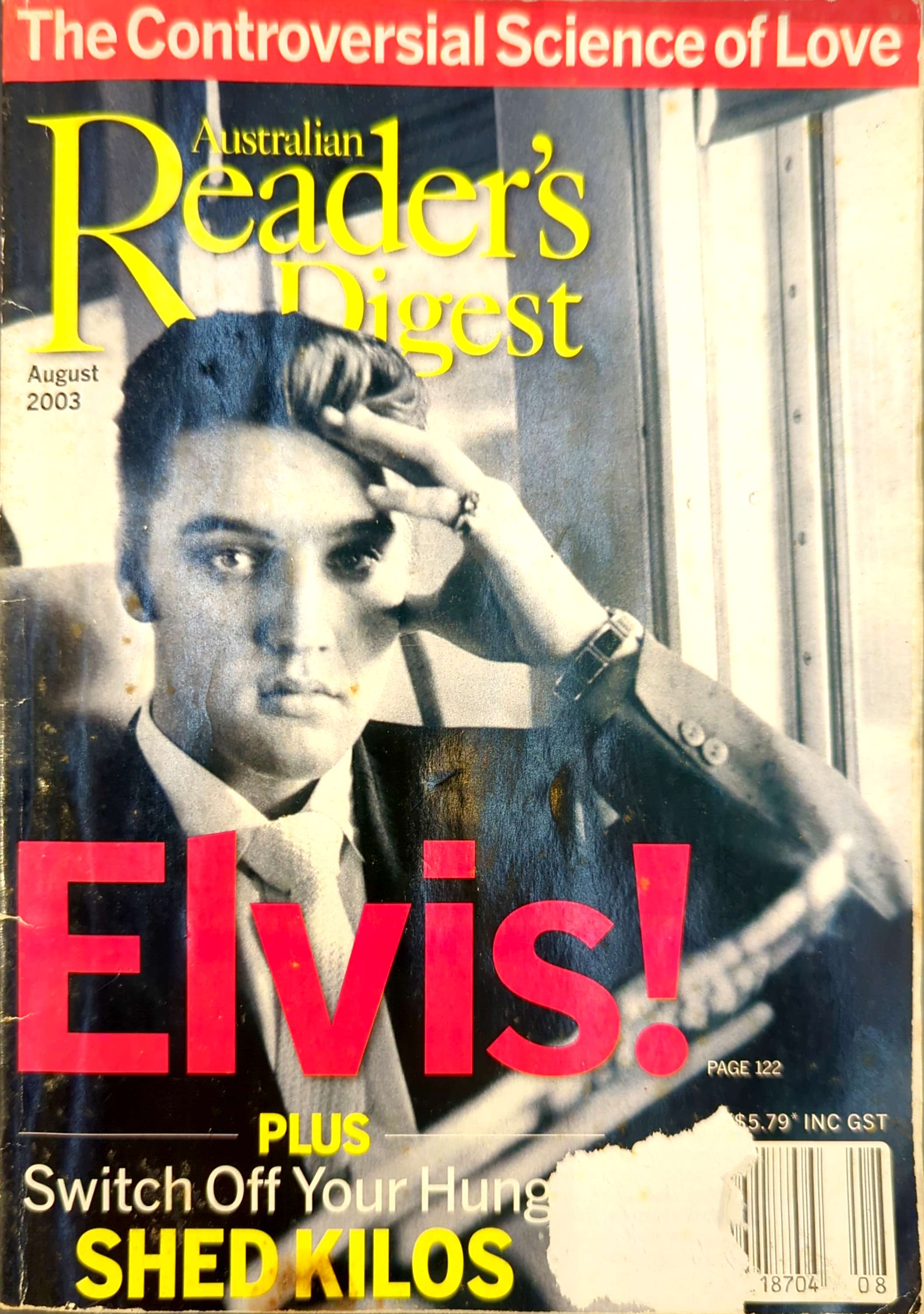 Elvis Presley - Australian Reader's Digest Magazine Aug 2003