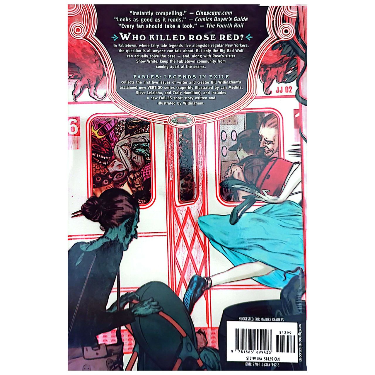 Bill Willingham - Fables: Legends In Exile Vol 1 Book (Used)