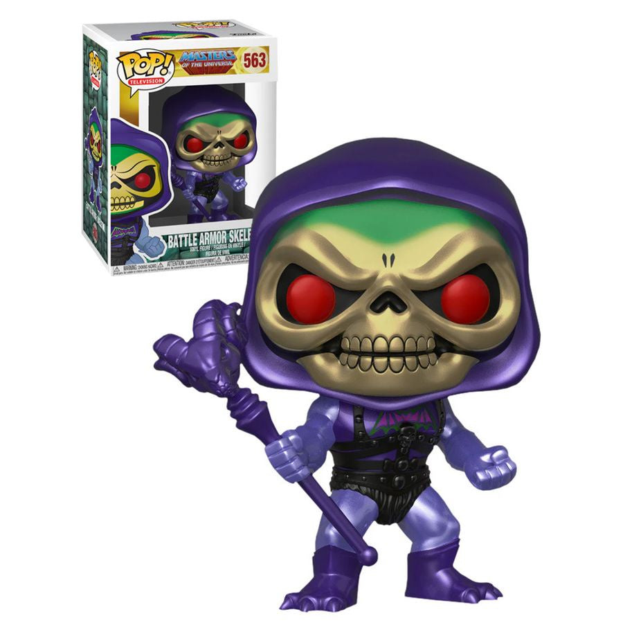 Masters Of The Universe - Skeletor Battle Armor Metallic Collectable Pop! Vinyl #563