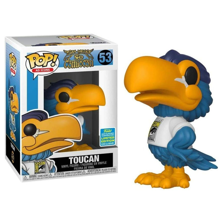 San Diego 50 Comic Con - Toucan 2019 SDCC Collectable Pop! Vinyl #53