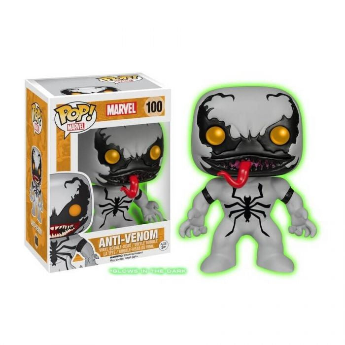 Spider-Man - Anti-Venom Glow Collectable Pop! Vinyl #100
