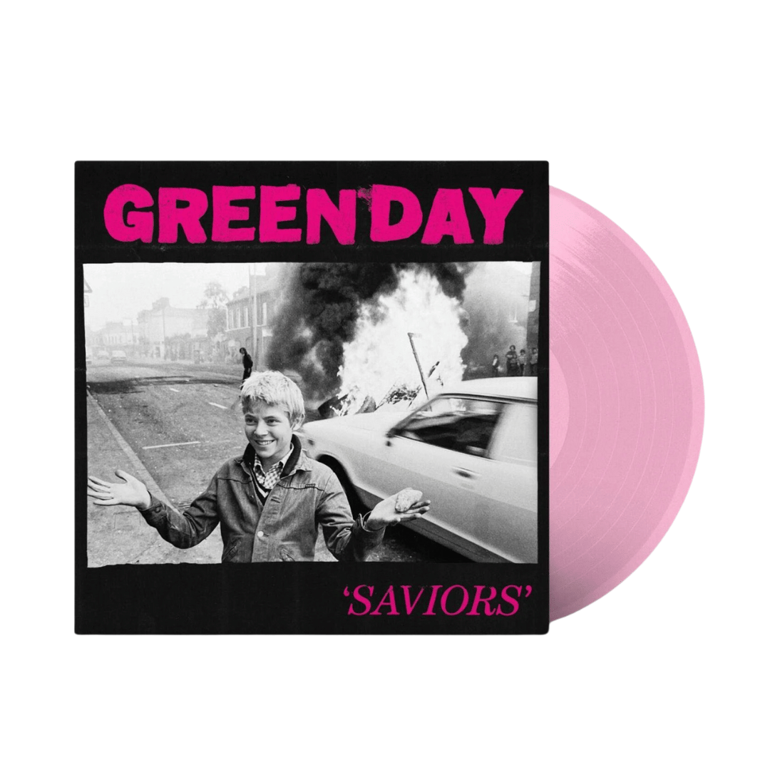 Green Day - Saviours Indie Exclusive Pink Coloured Vinyl LP