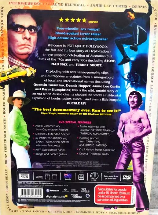 Not Quite Hollywood - The Wild, Untold Story of Ozploitation! (2008) 2DVD (Used)