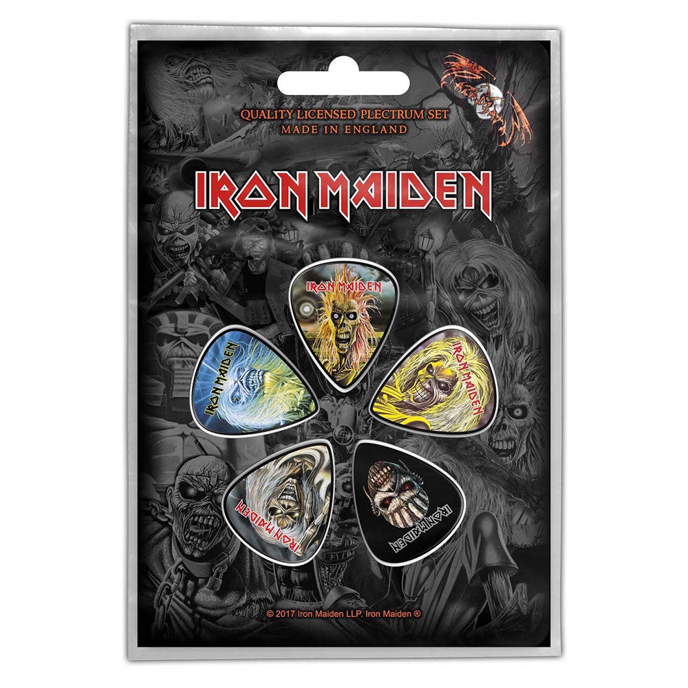 Iron Maiden - The Faces Of Eddie Plectrums Pack