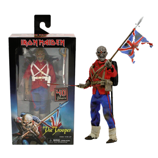 Iron Maiden - Eddie The Trooper 8 Inch Clothed Figure