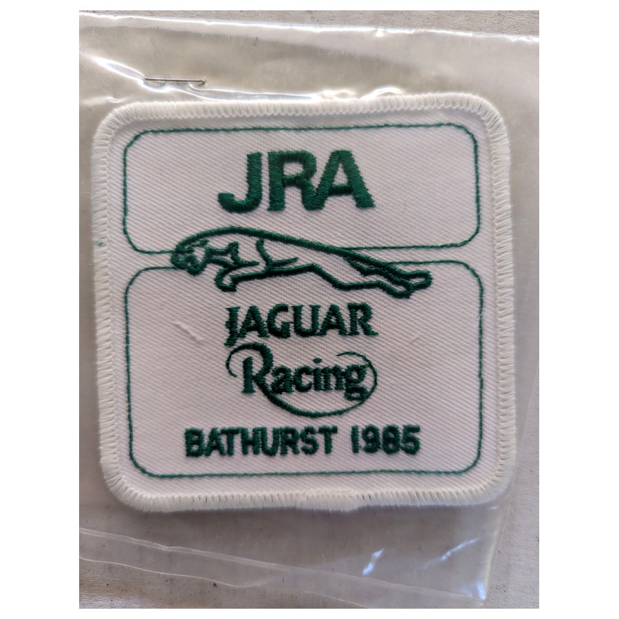 JRA Jaguar Rover Australia - Original 1985 Jaguar Racing Bathurst Embroidered Sew-On Collectable Patch