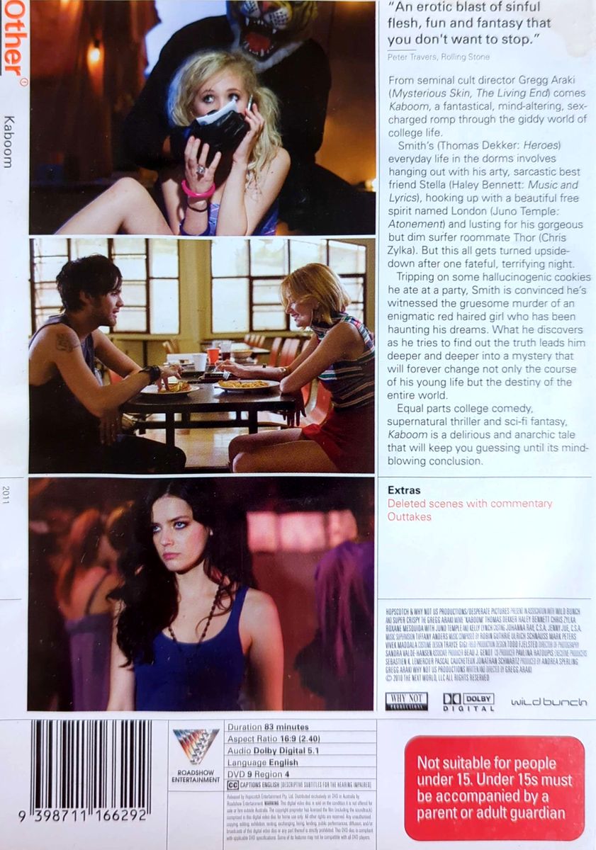 Kaboom - Gregg Araki's Kaboom (2010) DVD (Used)