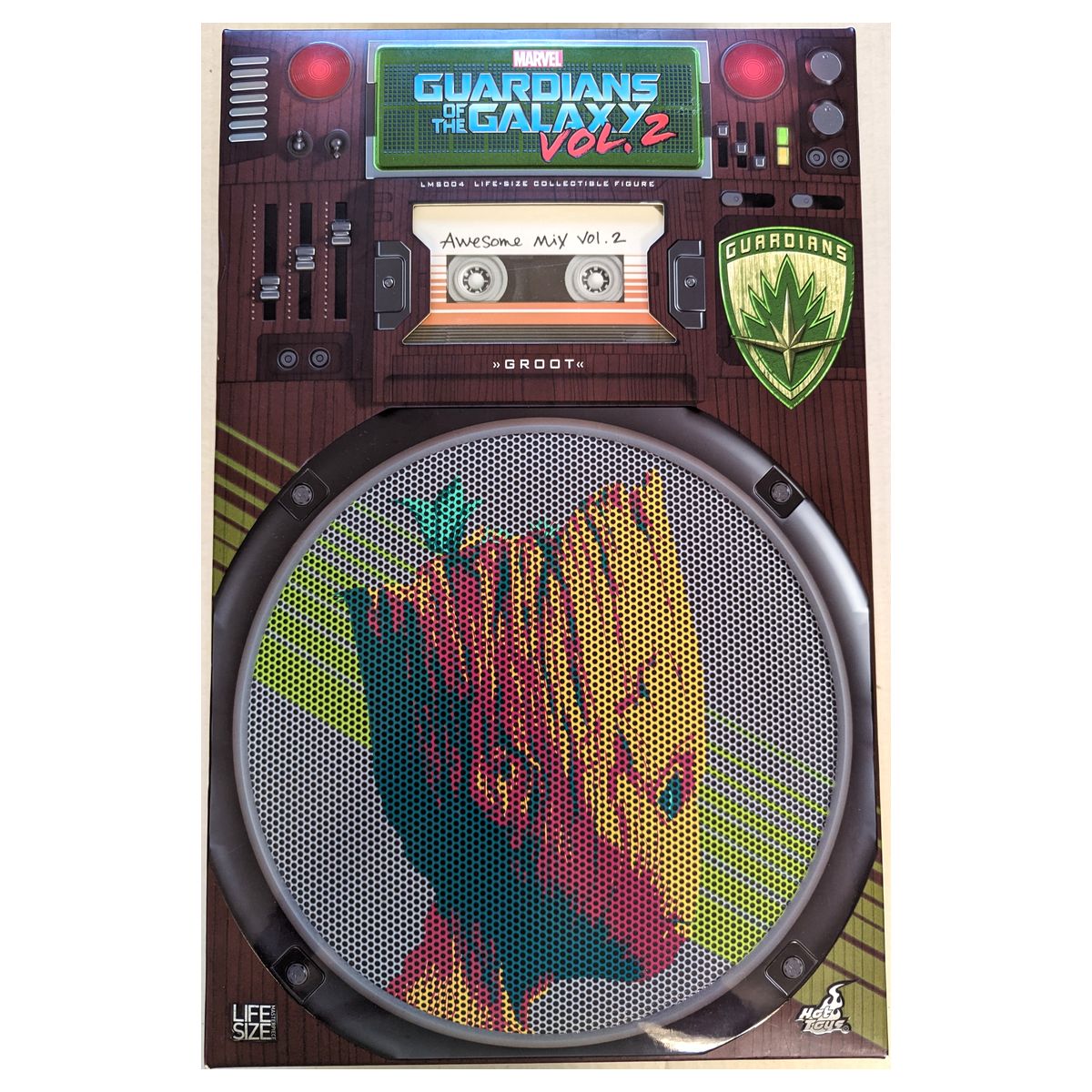 Guardians Of The Galaxy Vol 2 - Groot Hot Toys LMS004 Life-Size 10 Inch Collectable Action Figure