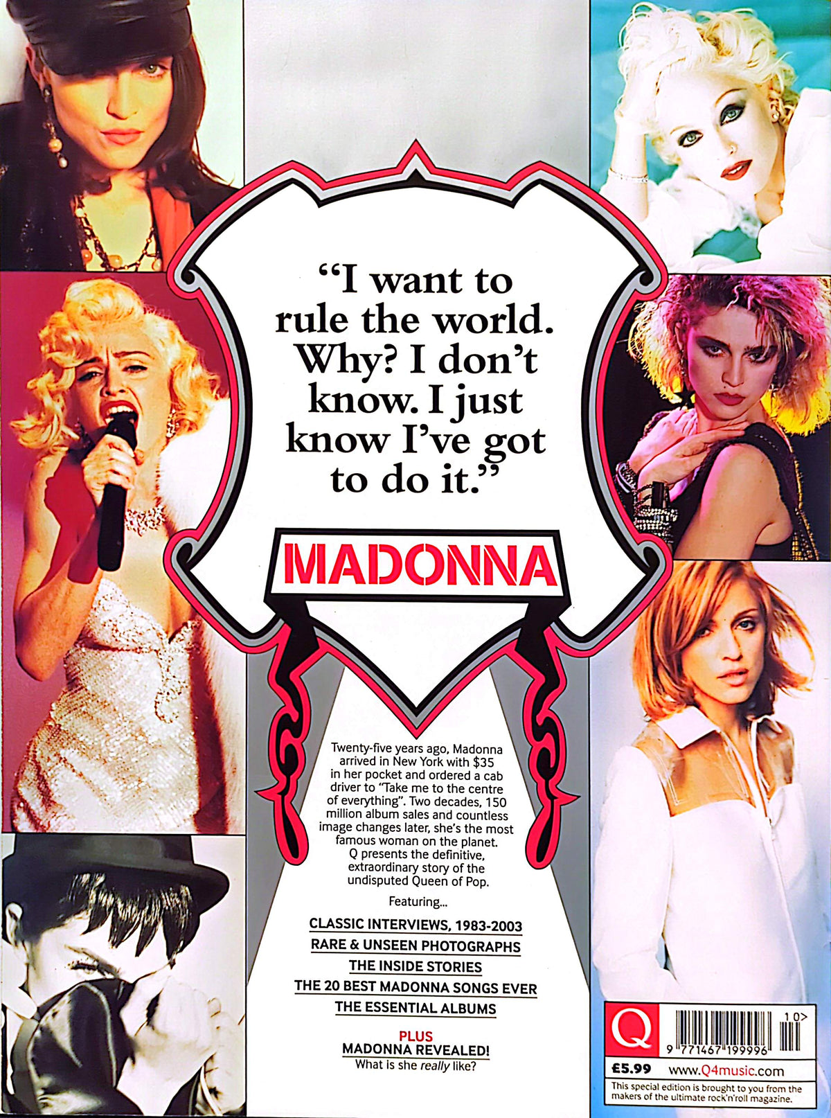 Madonna - Q 20th Anniversary Collector's Edition Magazine (2003)