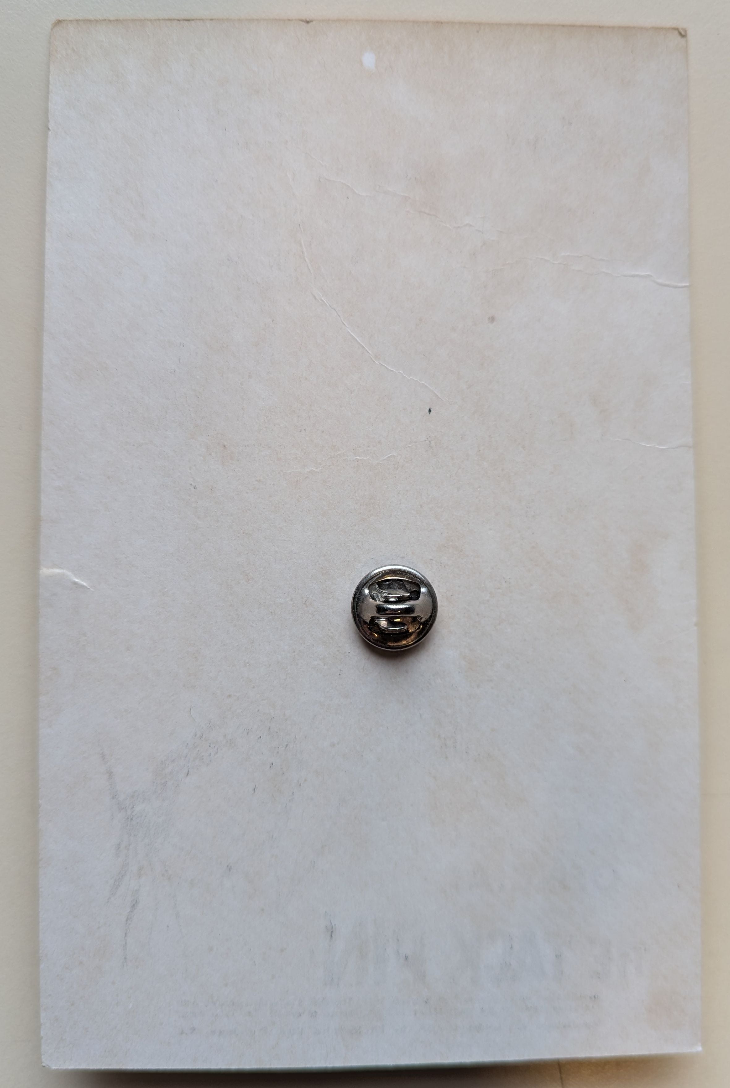 Beatles - Original Vintage 1960s Guitar Shaped Official Tie Tack Pin (w/ 4 Heads) Collectable