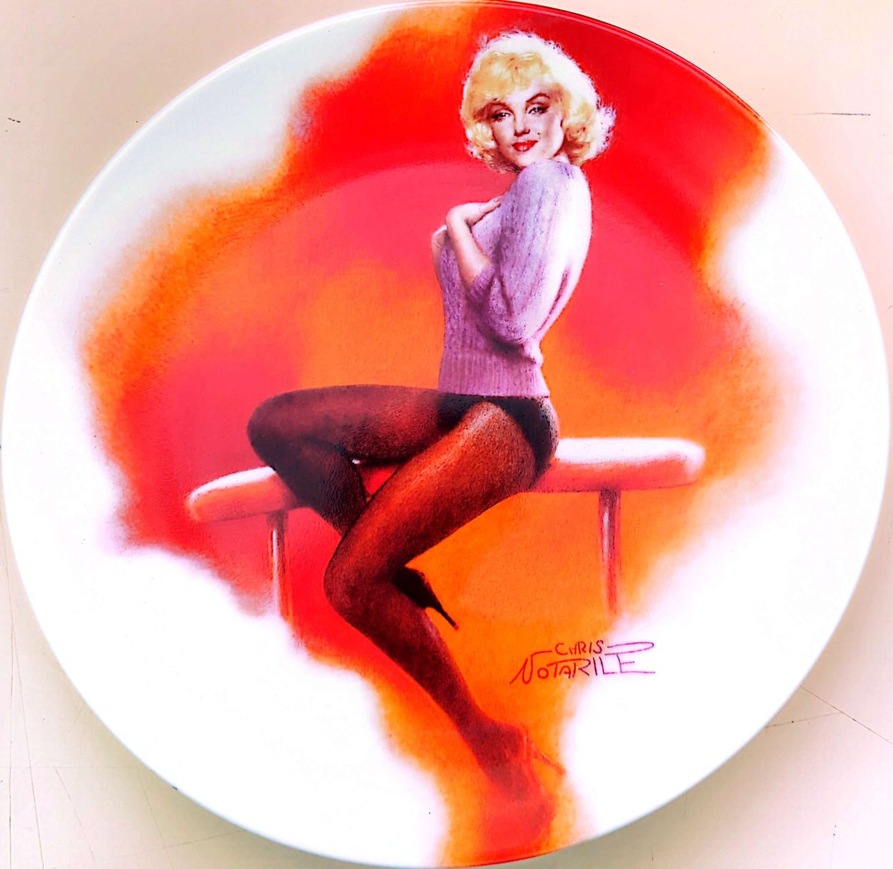 Marilyn Monroe - Vintage 1992 Delphi My Heart Belongs To Daddy Plate #4600C + COA (No Box)