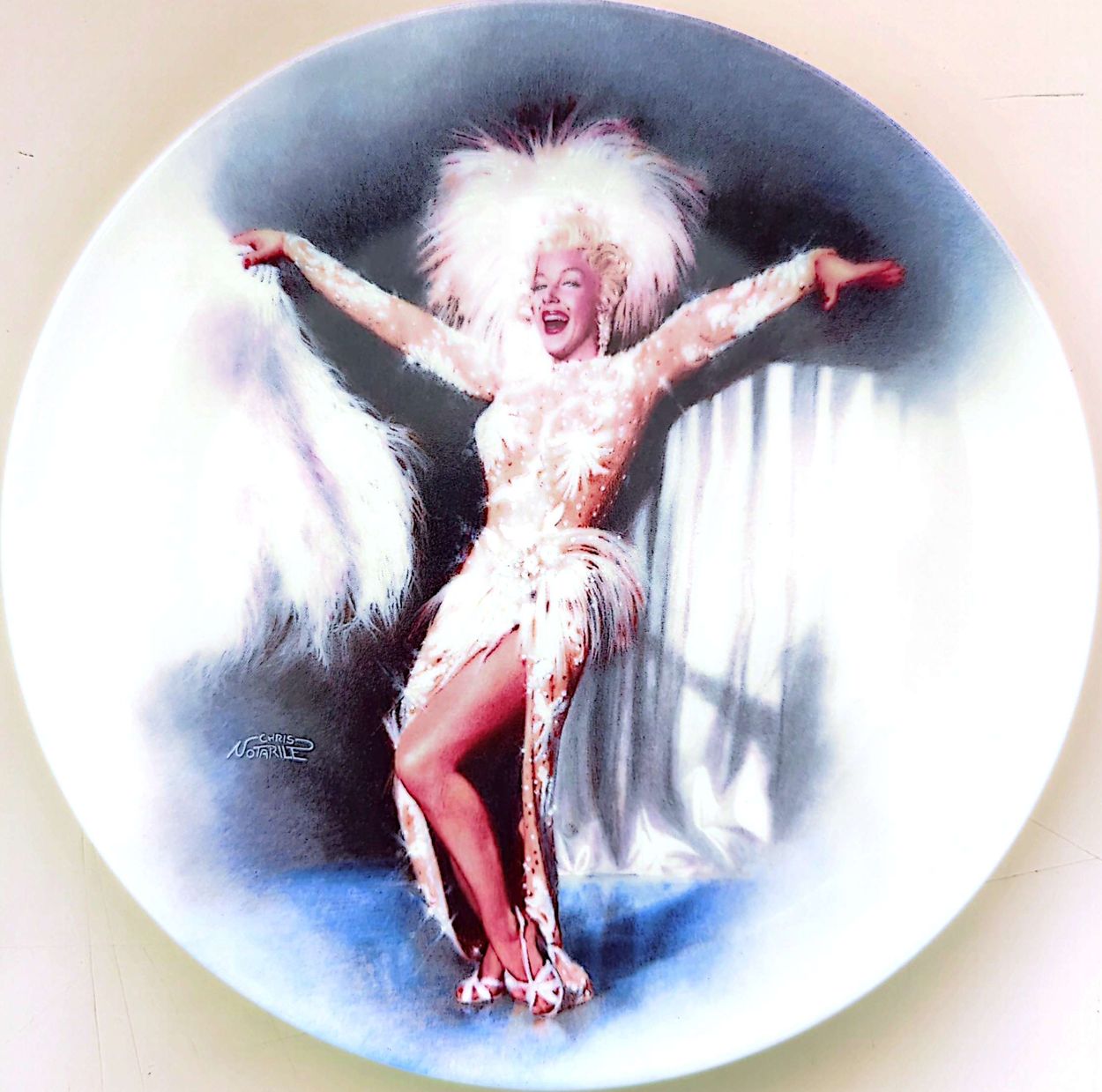 Marilyn Monroe - Vintage 1991 Delphi There's No Business Like Show Business Plate #6716D + COA (No Box)