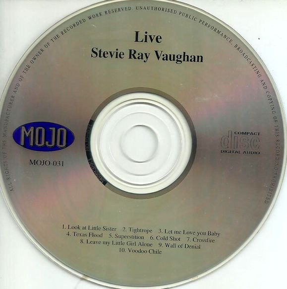 Stevie Ray Vaughan – "Live" CD