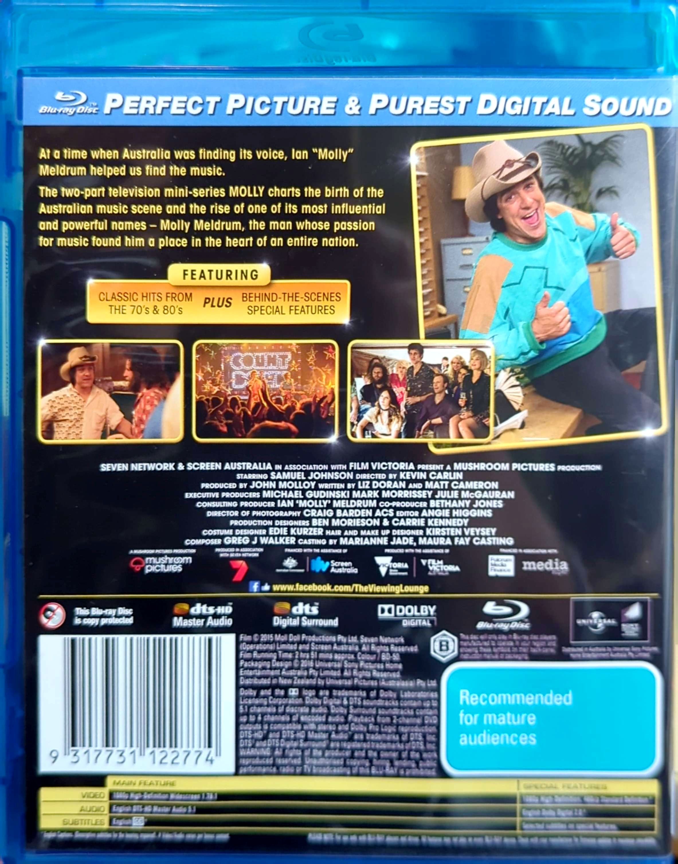 Molly: Do Yourself A Favour Blu-Ray DVD