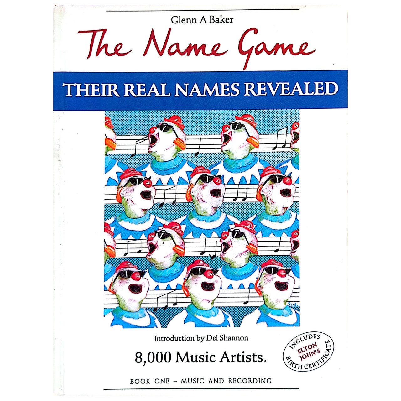 Glenn A Baker - 1984 Name Game: Book 1 Music & Recording 1st Ed. (Used)