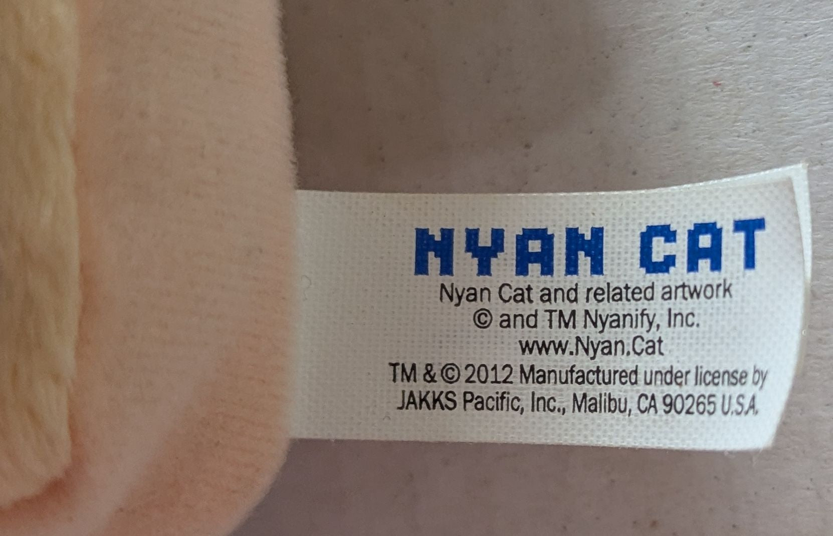 Nyan Cat - 2012 Jakks Meme Rainbow Collectable Plush Toy