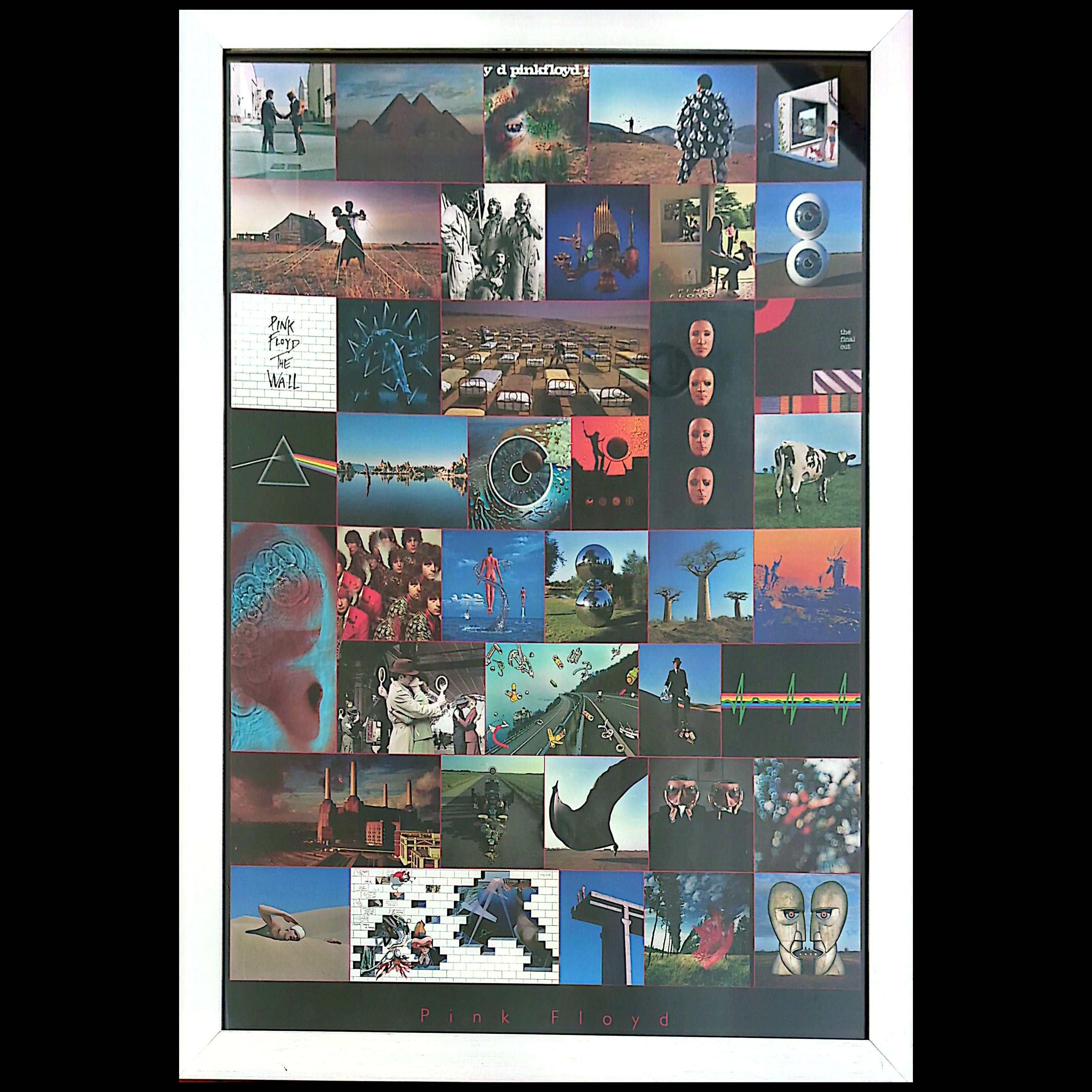 Pink Floyd - Album Cover Art Collage Large 68 x 92cm Framed Poster