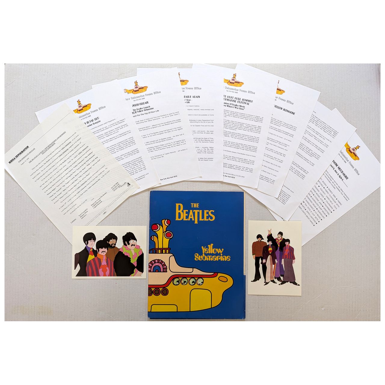 Beatles - 1999 Yellow Submarine US Promo Press Kit (No CD)