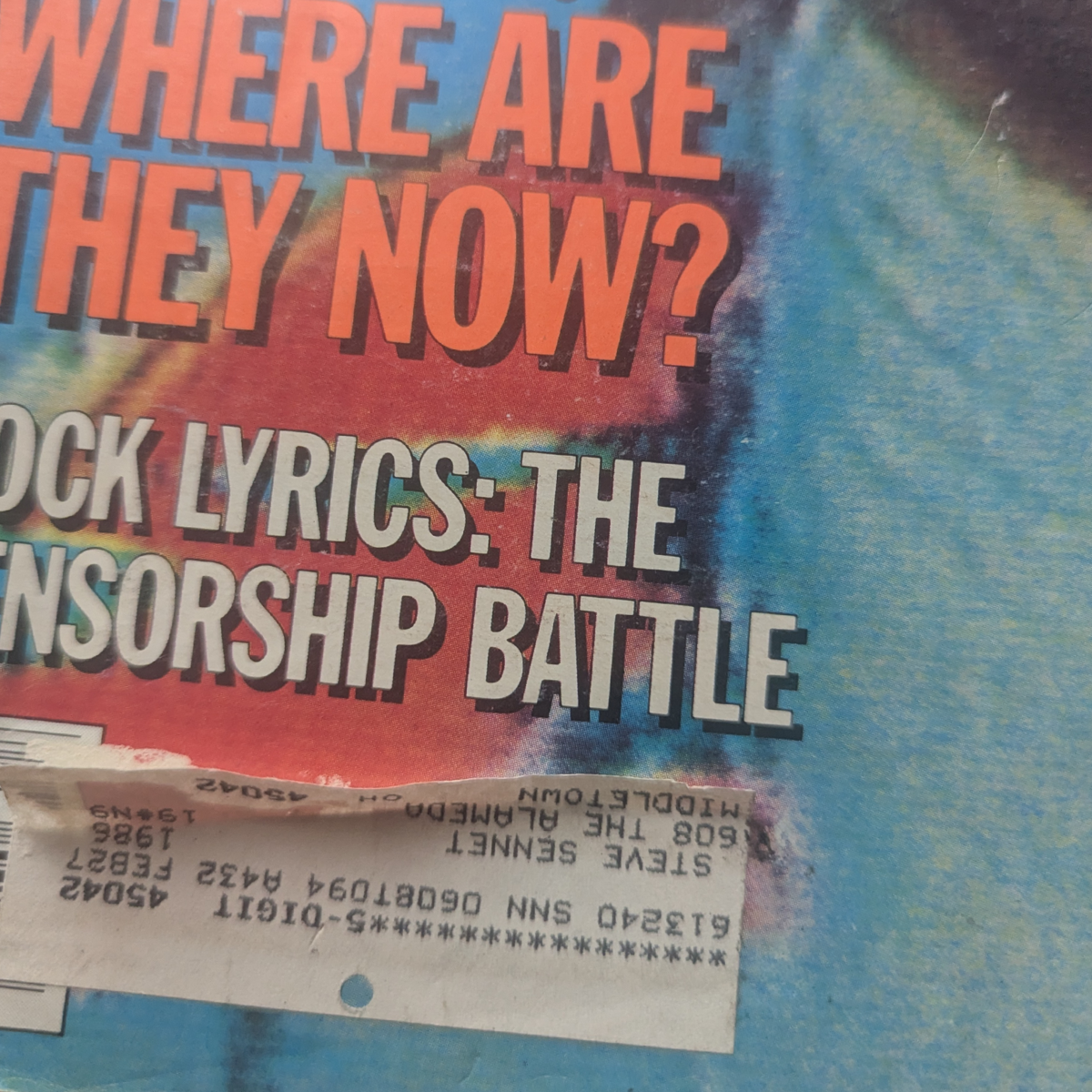 Rolling Stone Magazine - Issue 456 1985