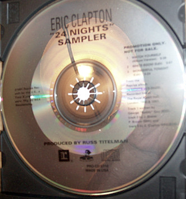 Eric Clapton - 24 Nights Promo Sampler CD