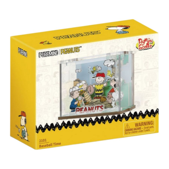 Peanuts - Snoopy Baseball Time DIY Mini Scene (47 Pcs)
