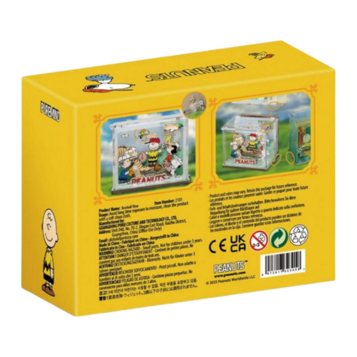 Peanuts - Snoopy Baseball Time DIY Mini Scene (47 Pcs)