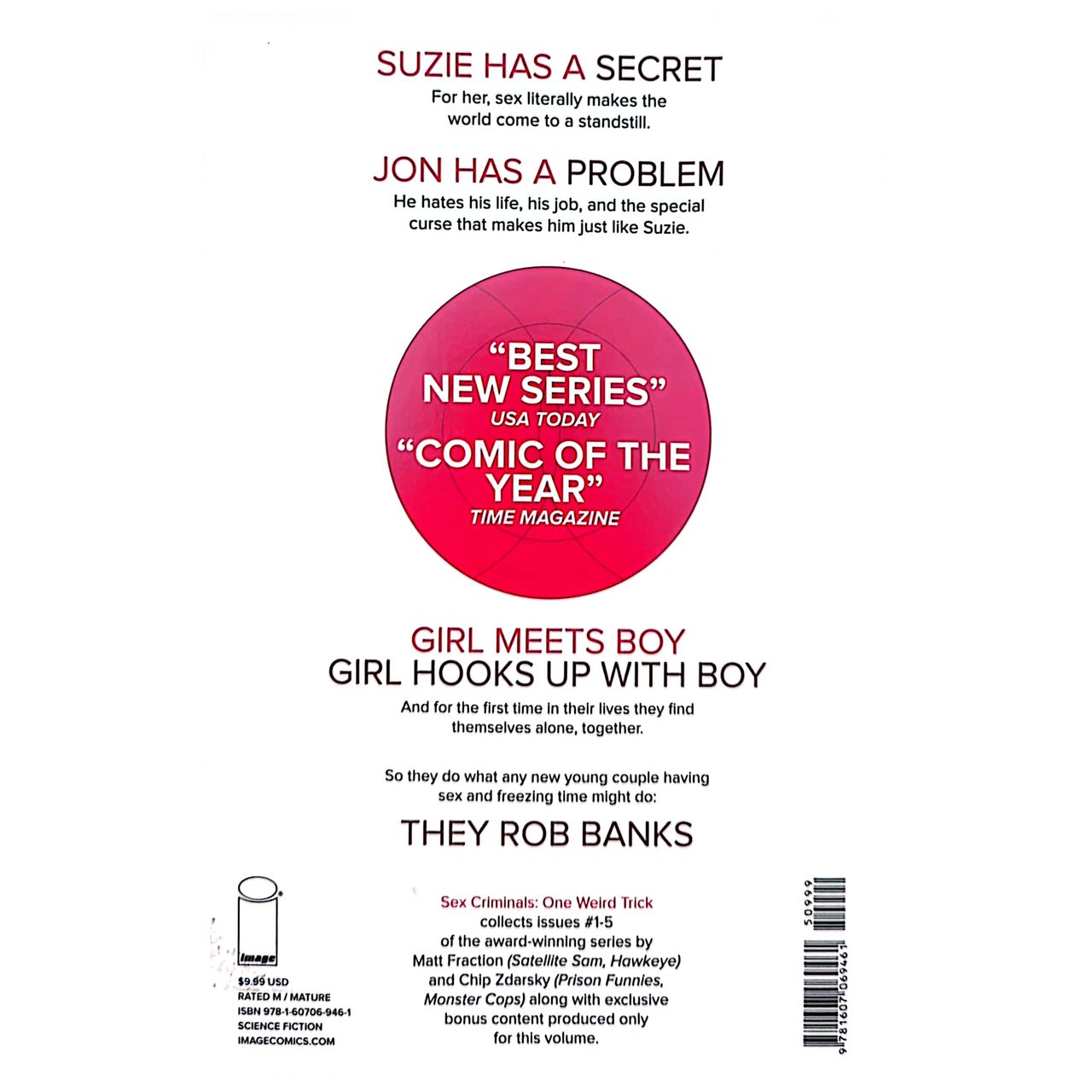 Matt Fraction - Sex Criminals Vol 1 One Weird Trick Book (Used)