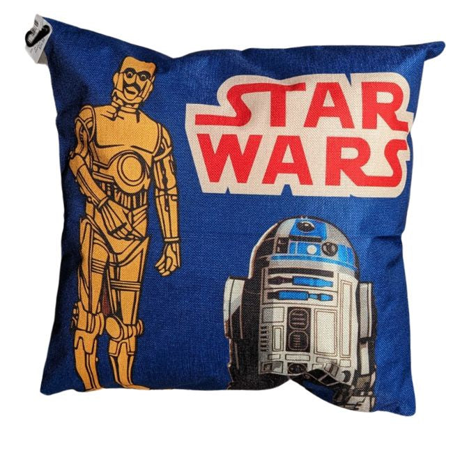 Star Wars - C-3PO & R2-D2 Canvas Style Cushion