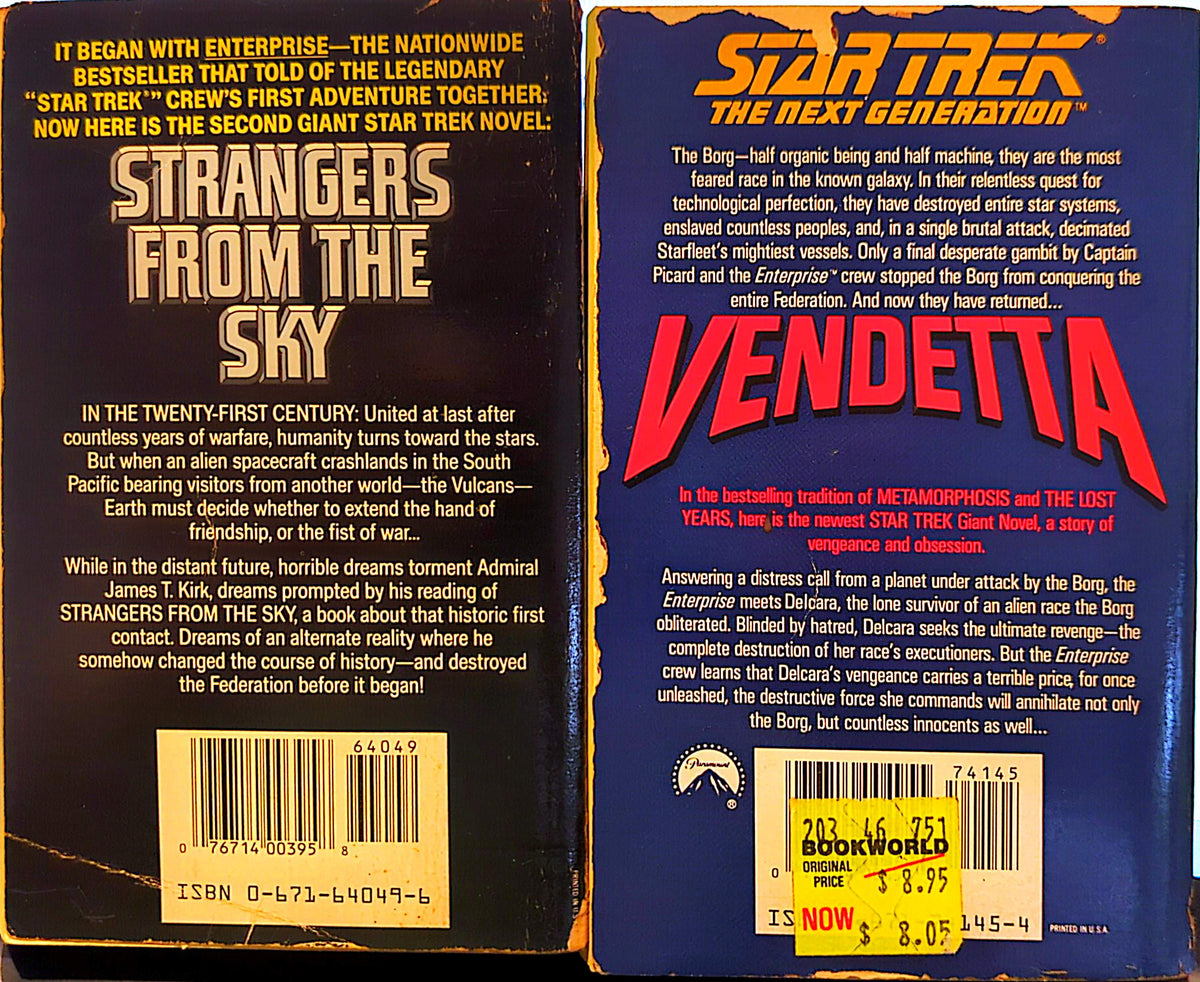 Star Trek - Giant Novels 2-Book Set – Strangers From The Sky & Vendetta