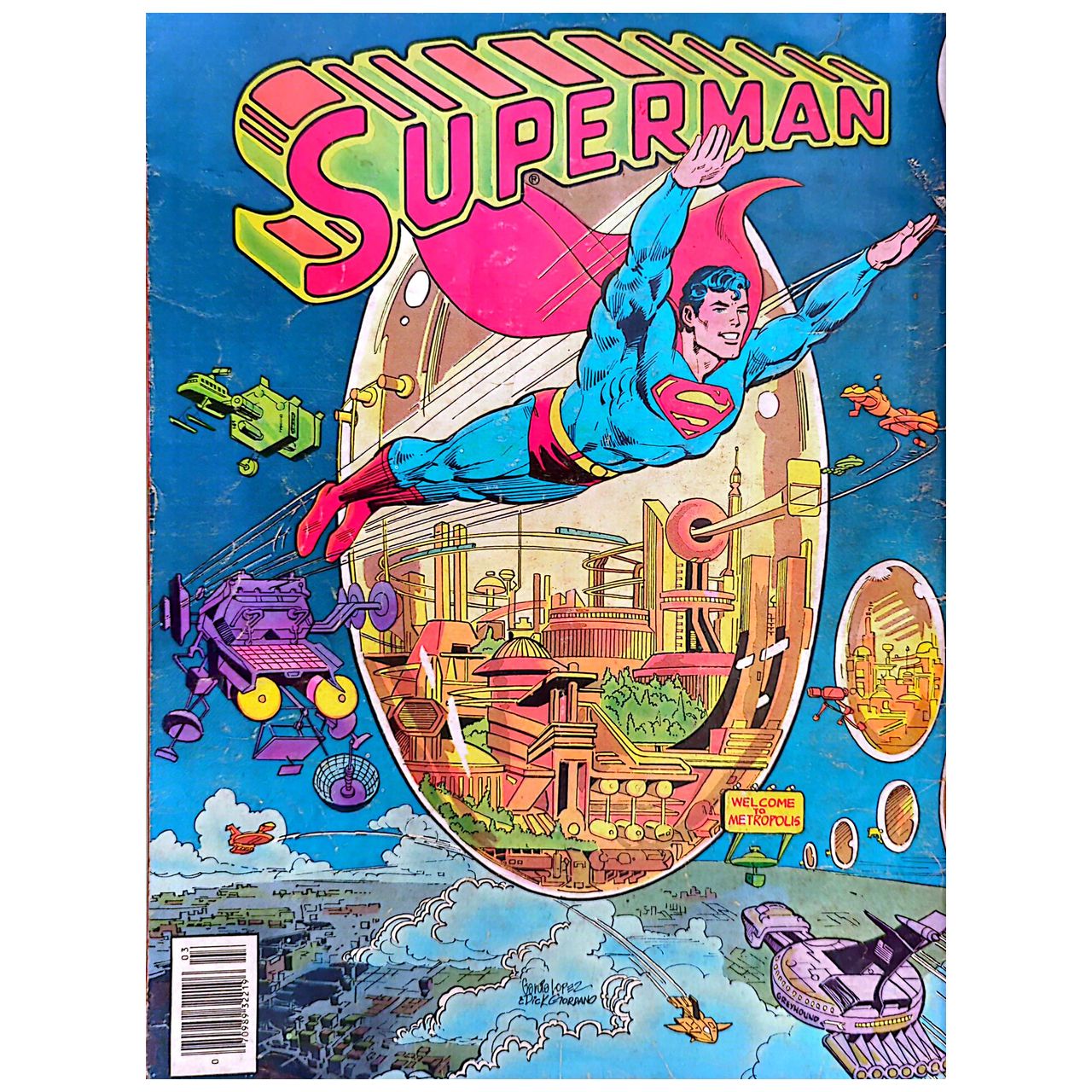DC Comics - Superman Famous 1st Edition 1979 V8 #C61 UK Variant Book (Used)