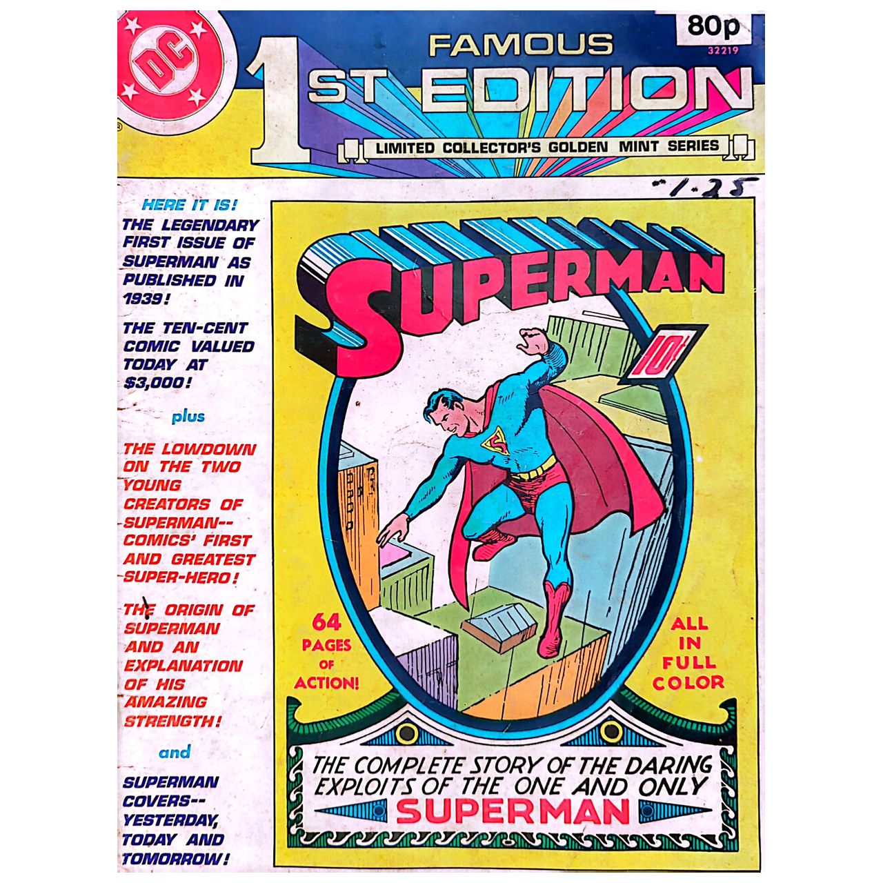 DC Comics - Superman Famous 1st Edition 1979 V8 #C61 UK Variant Book (Used)
