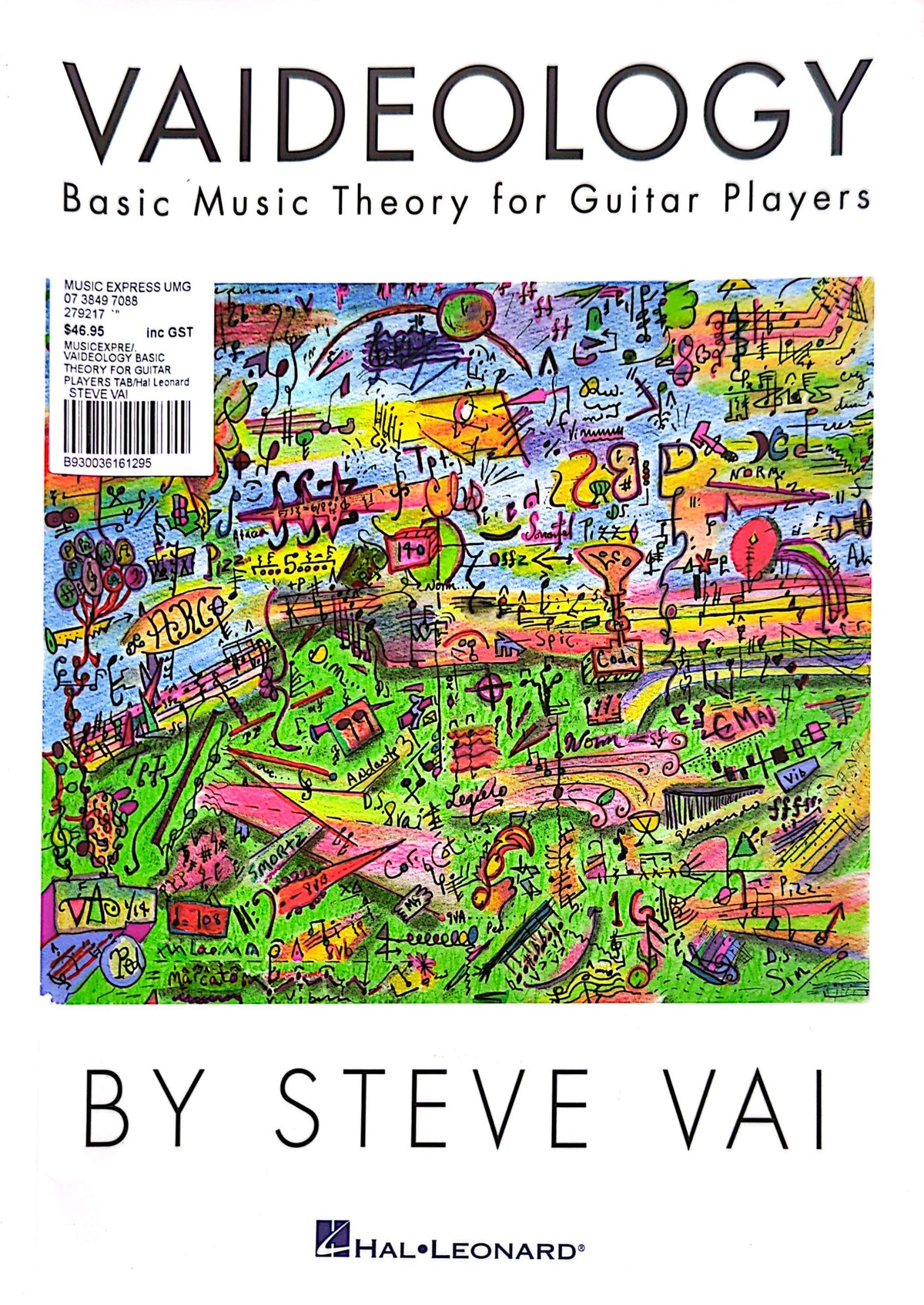 Steve Vai - Vaideology: Basic Music Theory For Guitar Players Softcover Book (2019)