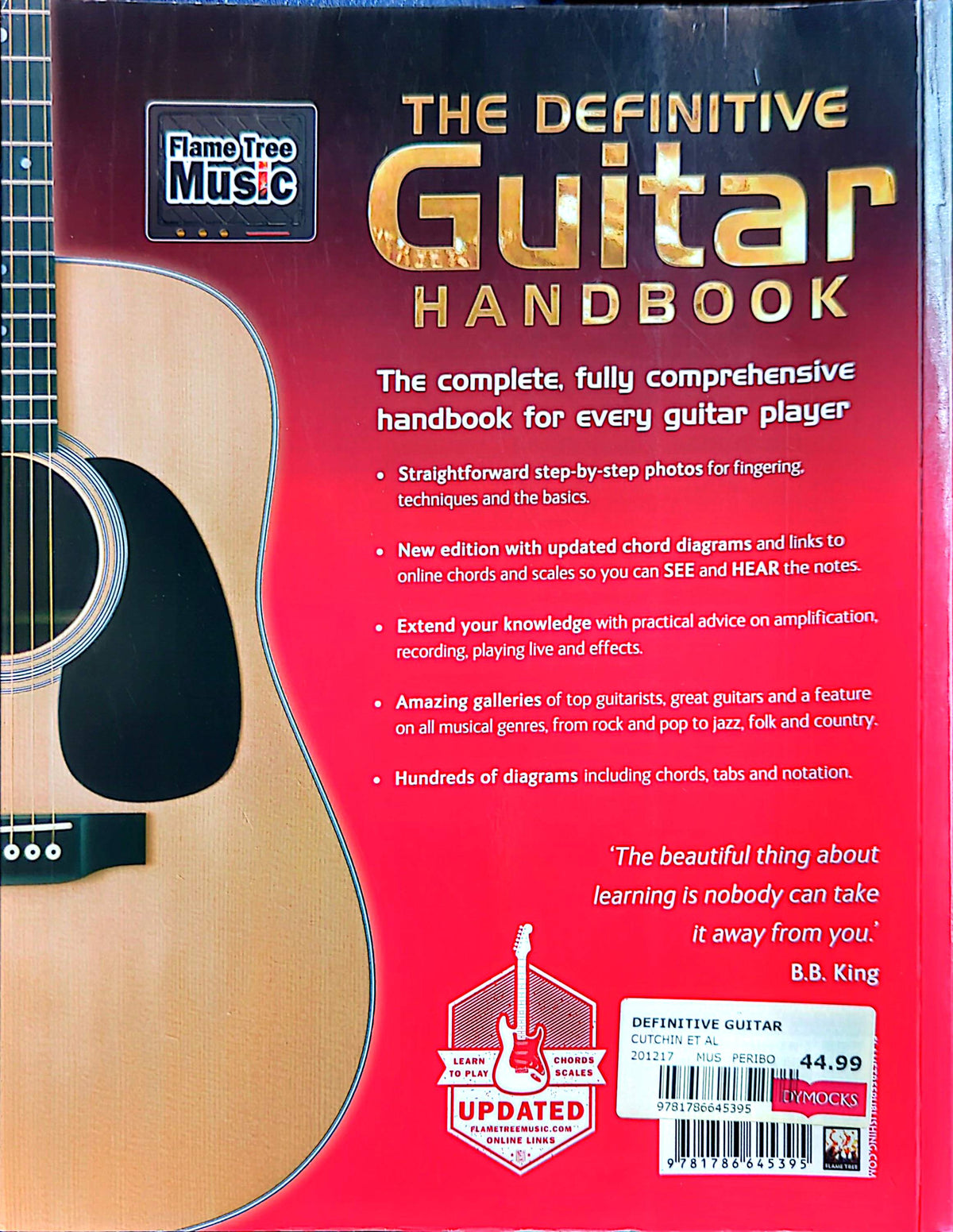 Definitive Guitar Handbook By Rusty Cutchin Softcover Book (2017)