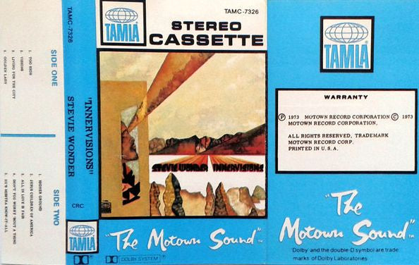 Stevie Wonder - Innervisions Cassette