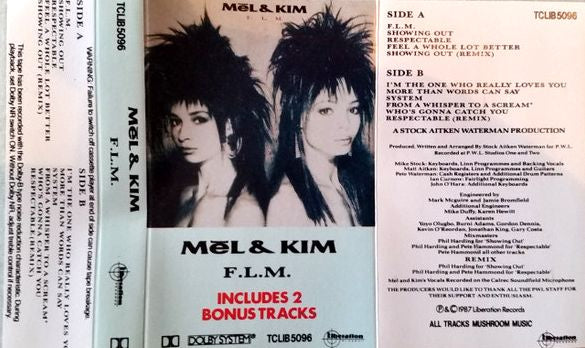 Mel & Kim - F.L.M. Cassette + Bonus Tracks