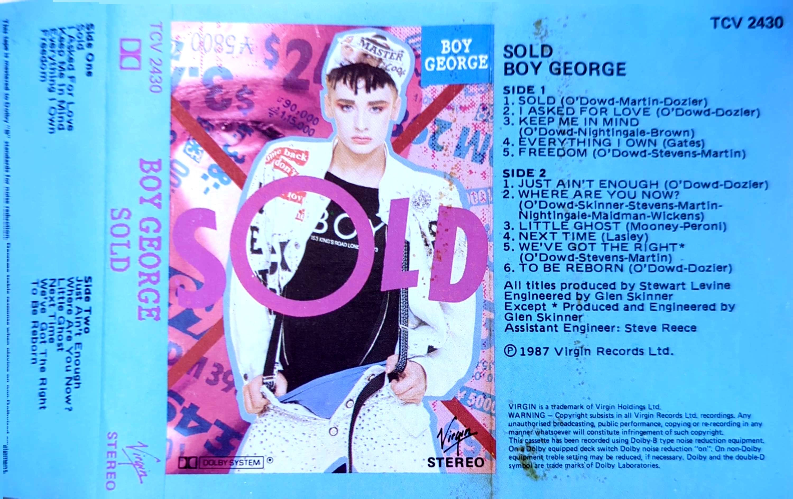 Boy George - Sold Cassette