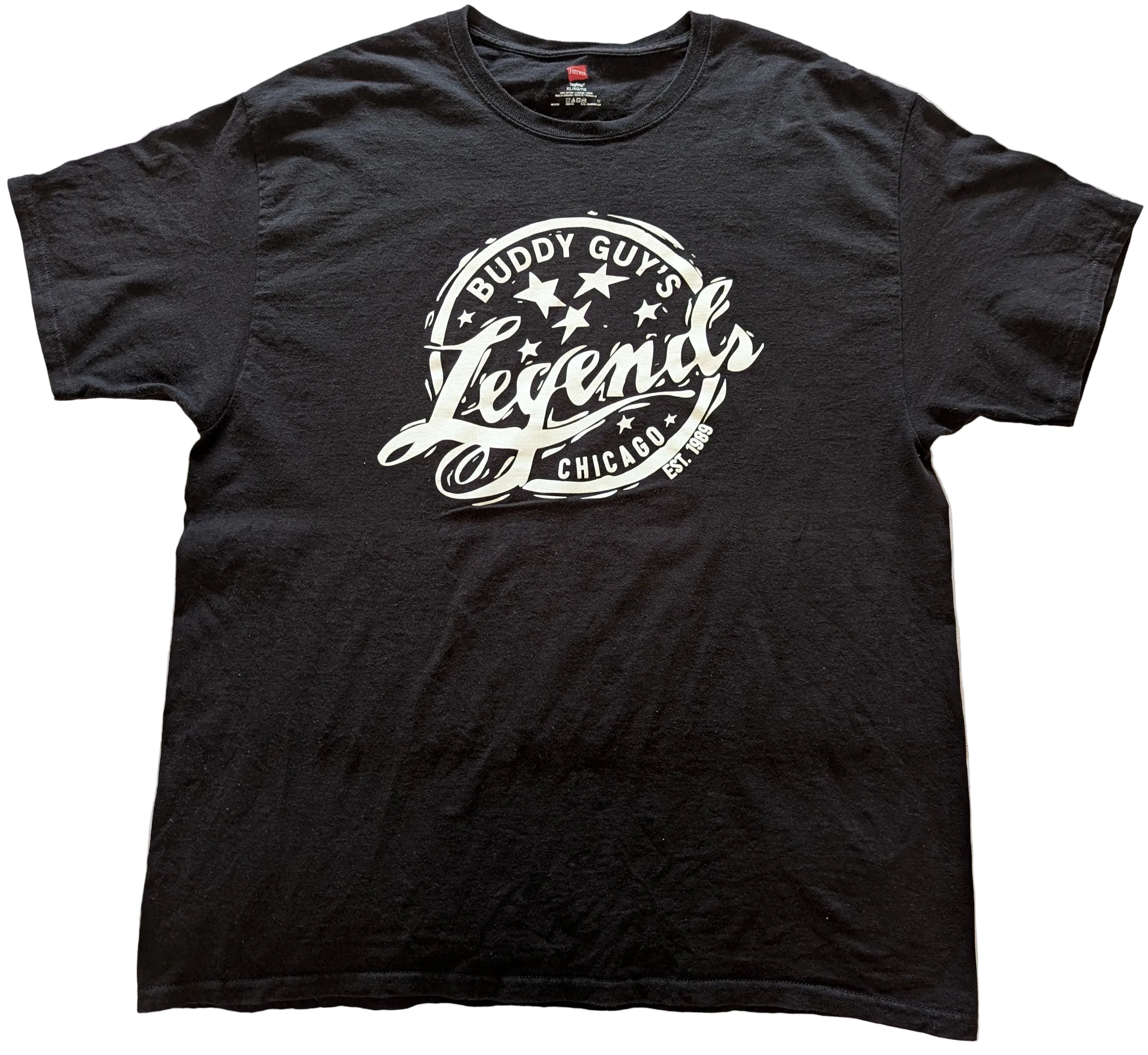 Buddy Guy's Legends Bar Chicago - Original Vintage T-Shirt Black Size XL
