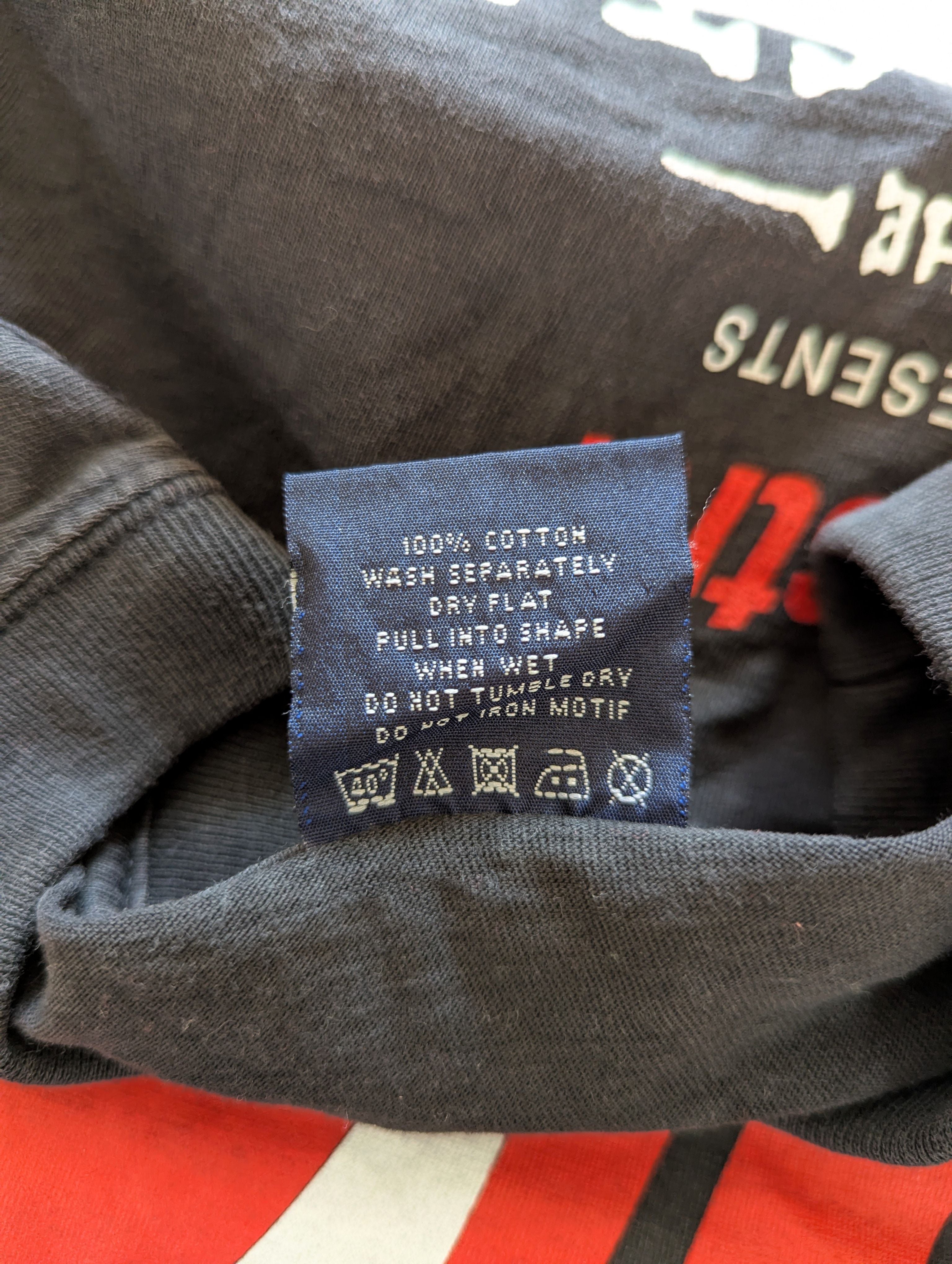 Rolling Stones - Bridges To Babylon Tour 1999 Original Concert T-Shirt Black Size M