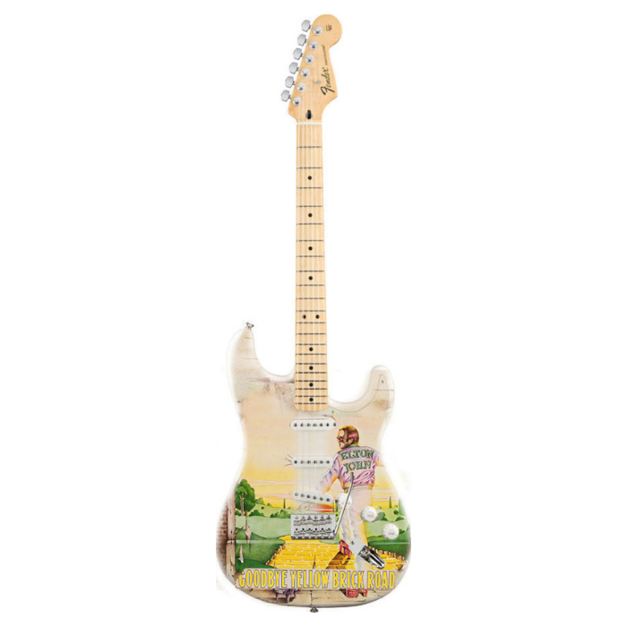 Elton John - Goodbye Yellow Brick Road Miniature Guitar