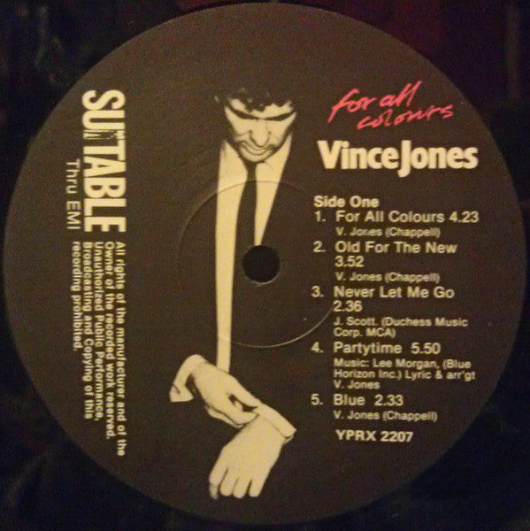Vince Jones - For All Colours Vinyl LP (Used)