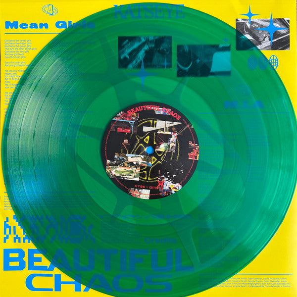 Katseye - Beautiful Chaos Lime Neon Coloured Vinyl LP (Used)