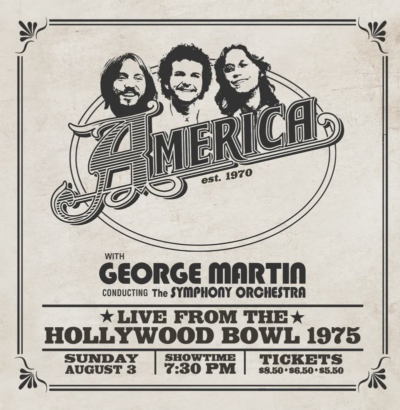 America - Live From The Hollywood Bowl 1975 RSD2024 Natural Coloured Vinyl 2LP