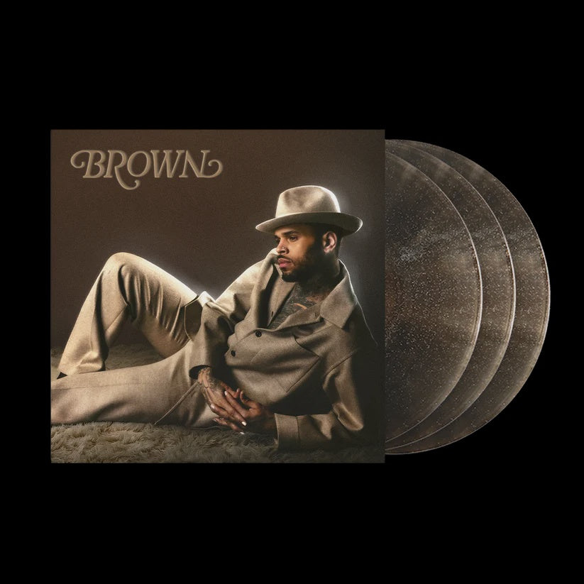 Chris Brown - Brown Black Ice Glitter Coloured Vinyl 3LP
