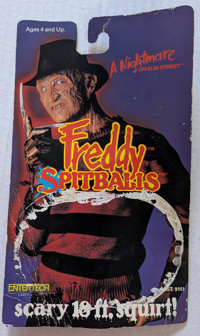 Nightmare On Elm Street - 1989 Entertech Freddy & Victim Spitballs
