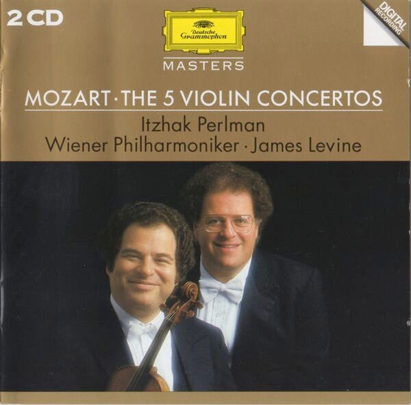 Mozart, Itzhak Perlman, James Levine & Wiener Philharmoniker - The 5 Violin Concertos 2CD