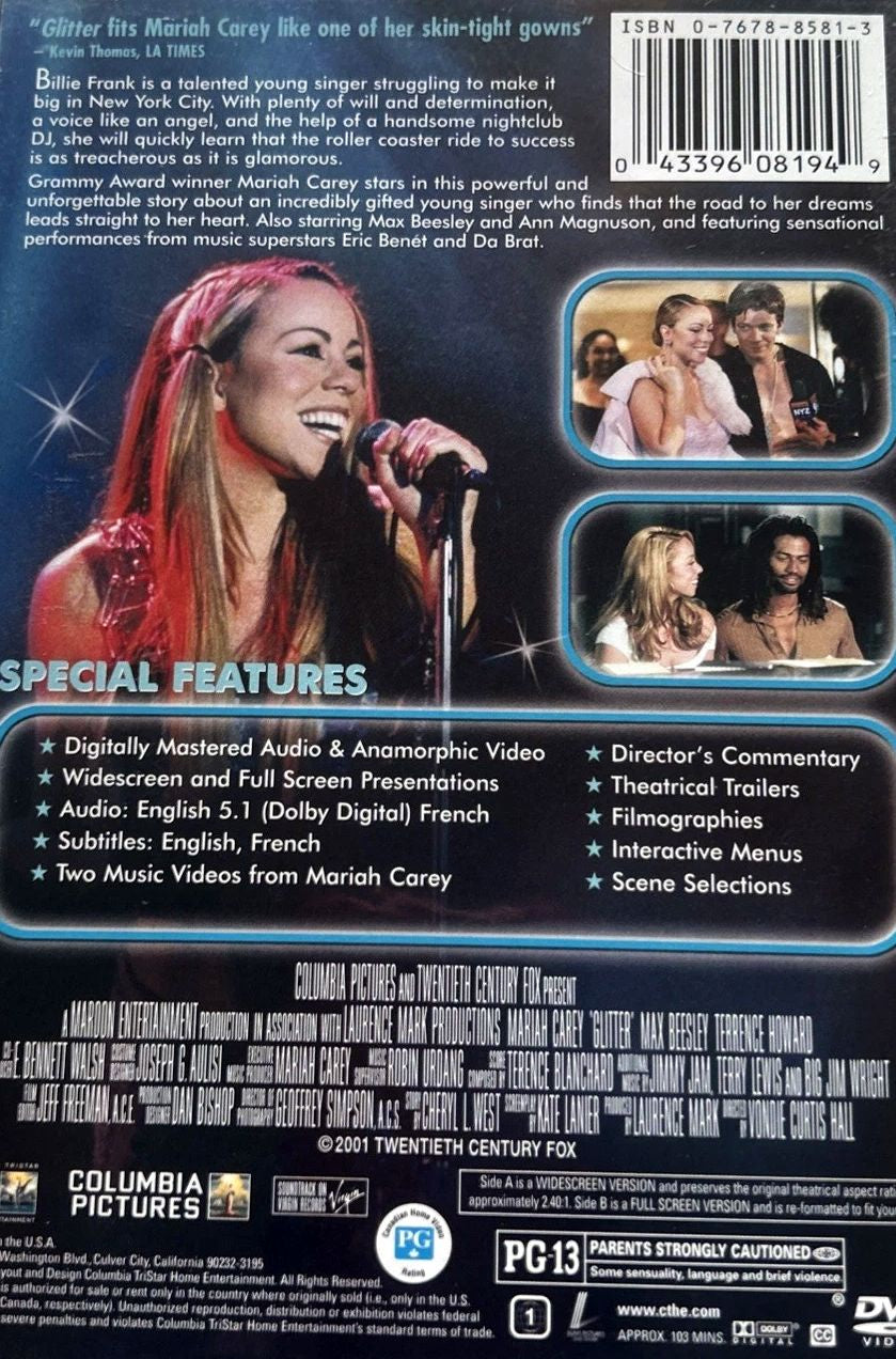 Mariah Carey - Glitter (2001) DVD