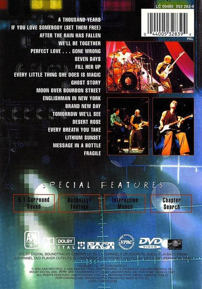 Sting – The Brand New Day Tour: Live From The Universal Amphitheatre DVD