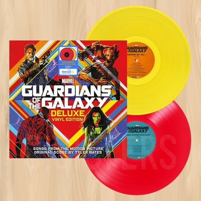 Soundtrack - Guardians Of The Galaxy Deluxe Edition Red/Yellow Coloured Vinyl 2LP
